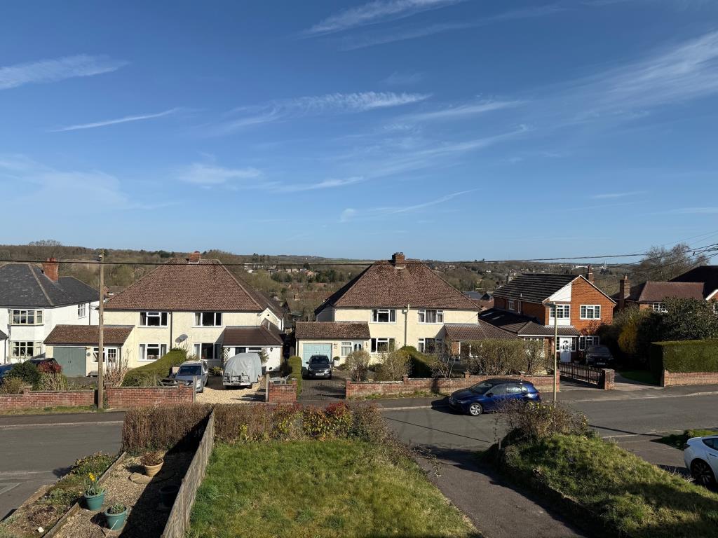 Lot: 88 - HOUSE ON A SUBSTANTIAL PLOT WITH PLANNING FOR AN ADDITIONAL DWELLING - View from the first floor front window